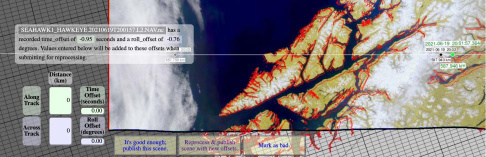 HawkEye image of Southeast Alaska taken on June 19, 2021.