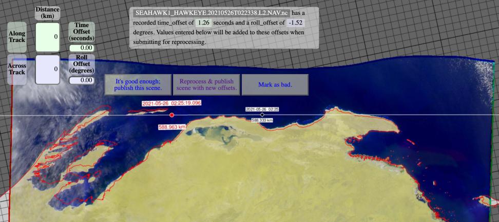 HawkEye image of northwest Australia taken on May 26, 2021.