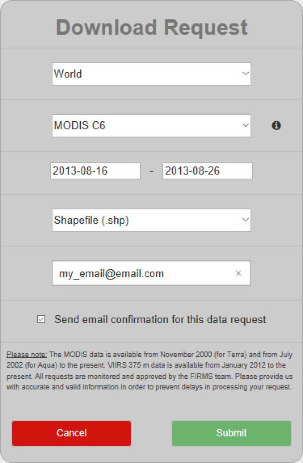 Download Request