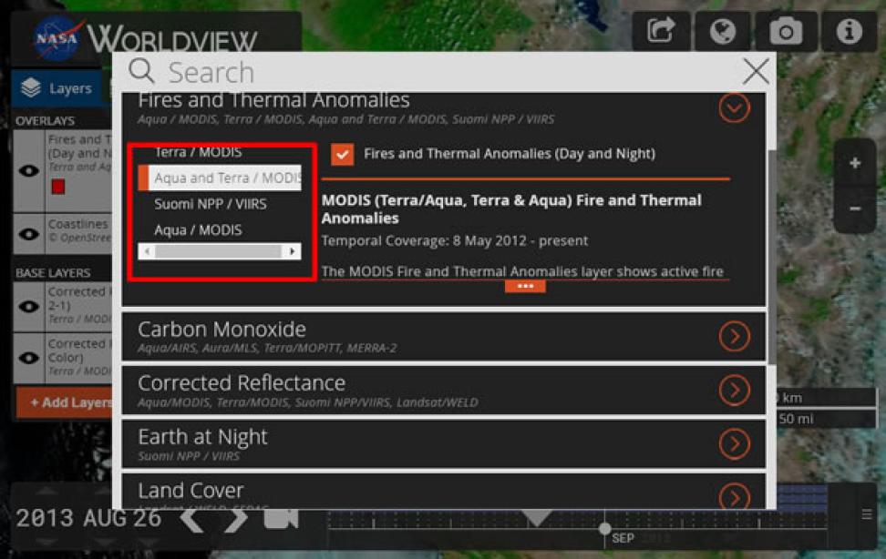 Fires + Thermal Anomalies