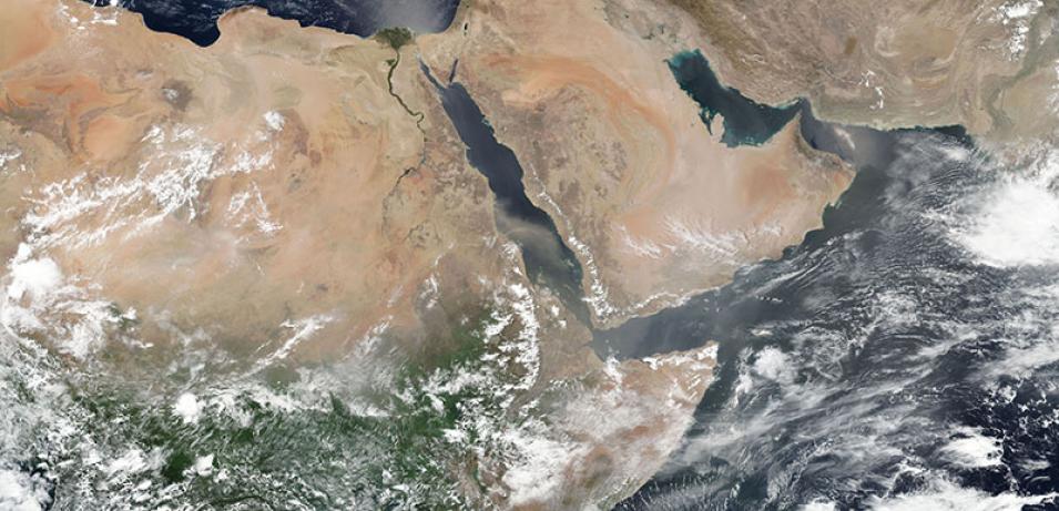 Dust Storm over the Red Sea on 24 June 2018 (VIIRS/Suomi-NPP)