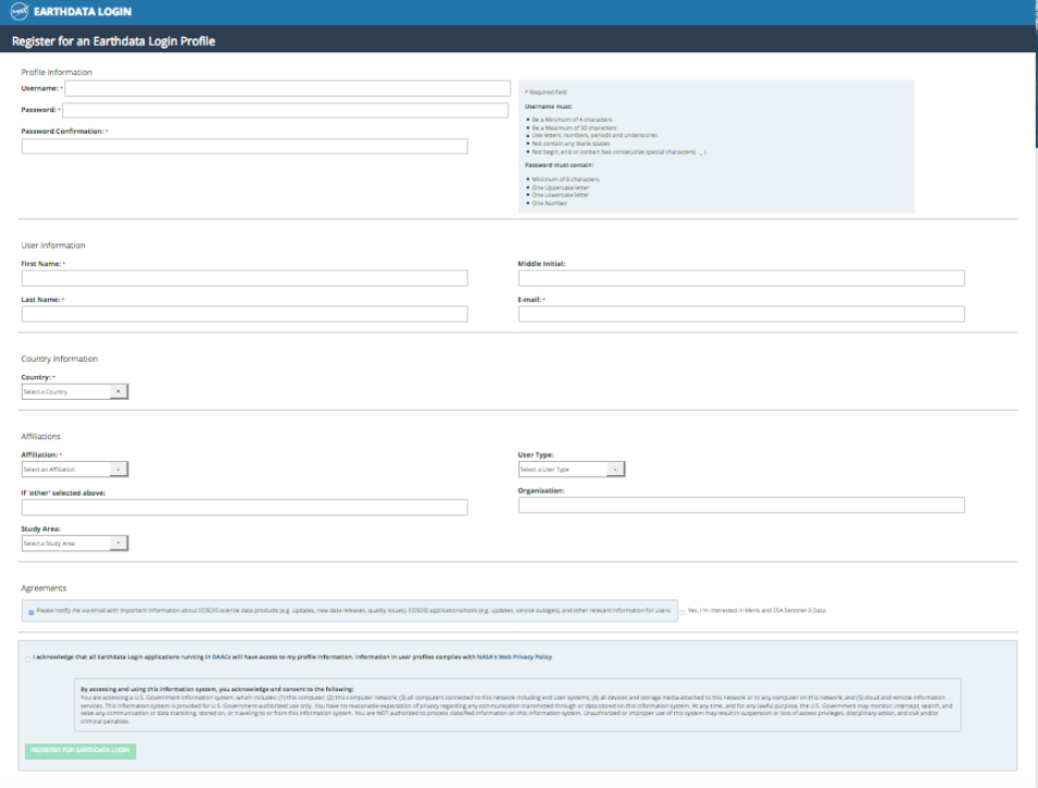 Earthdata Login API 2