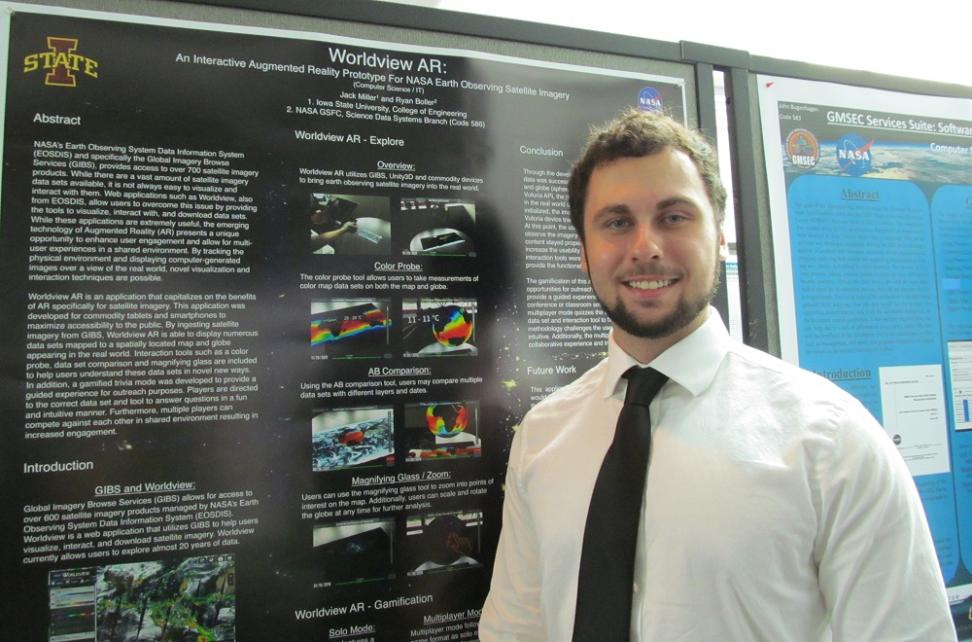 ESDIS Project Office intern Jack Miller.