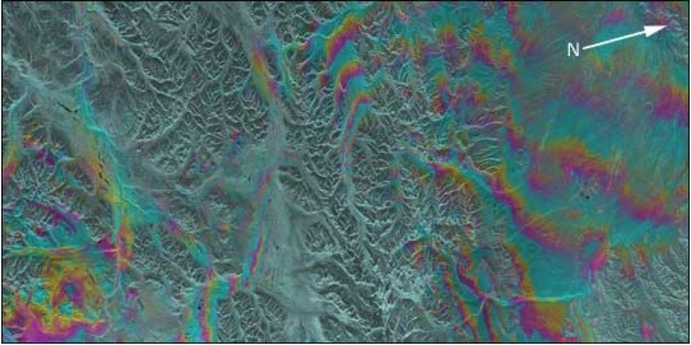 SAR Denali epicenters