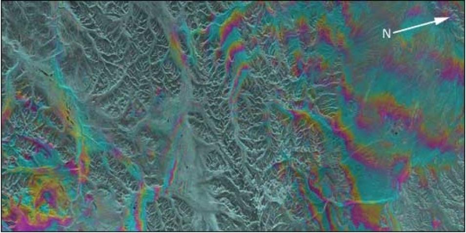 SAR Denali epicenters