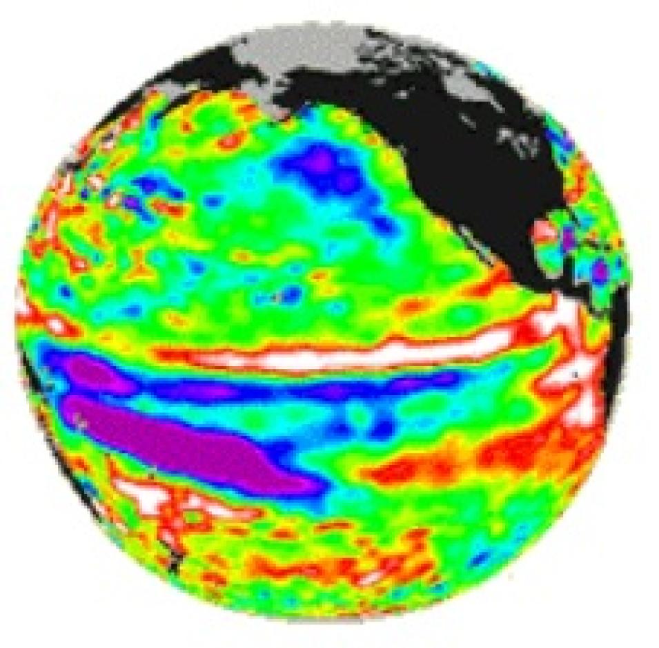 mild El Nino temperatures