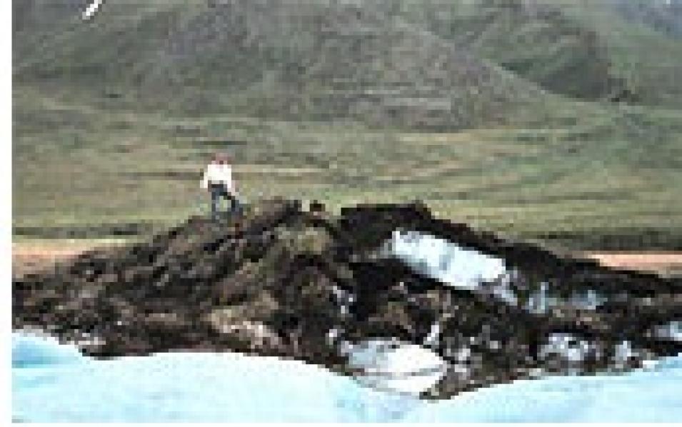 Pingo perennial frost mound