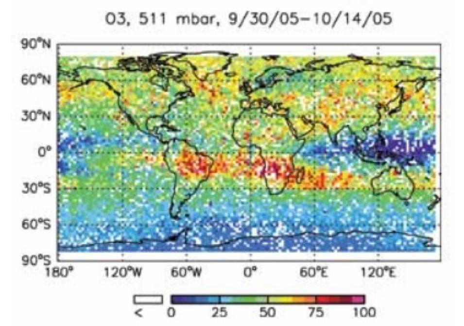 TES elevated ozone