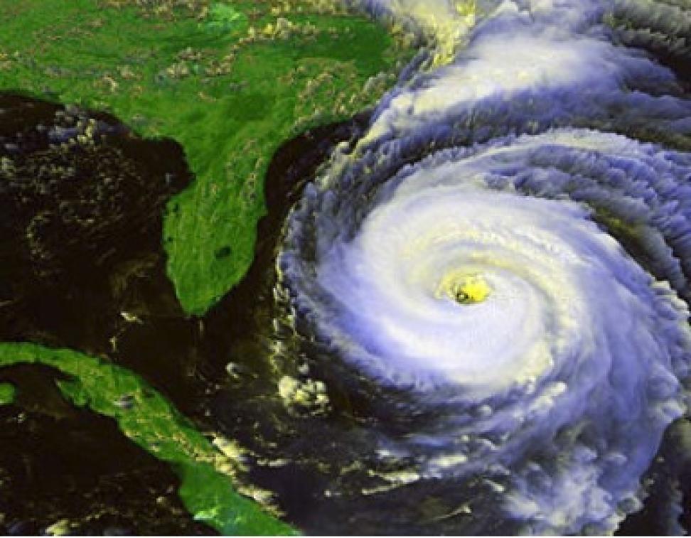 Hurricane Fran GOES