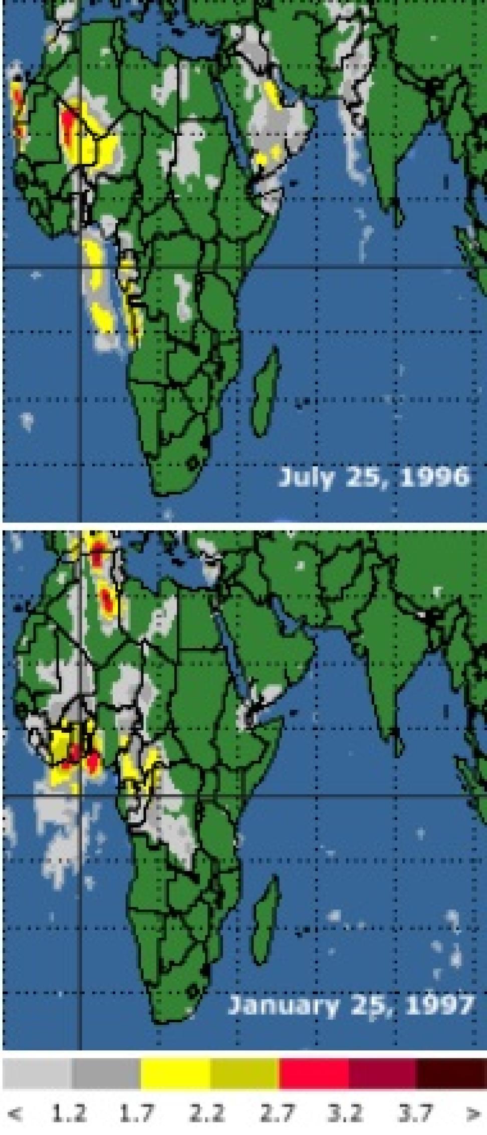 Monsoon season Arabian Sea