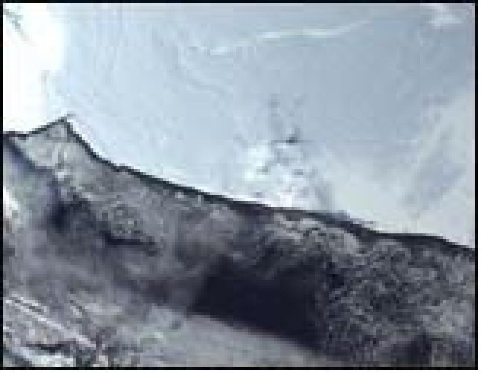Ross Ice Shelf B15 calving