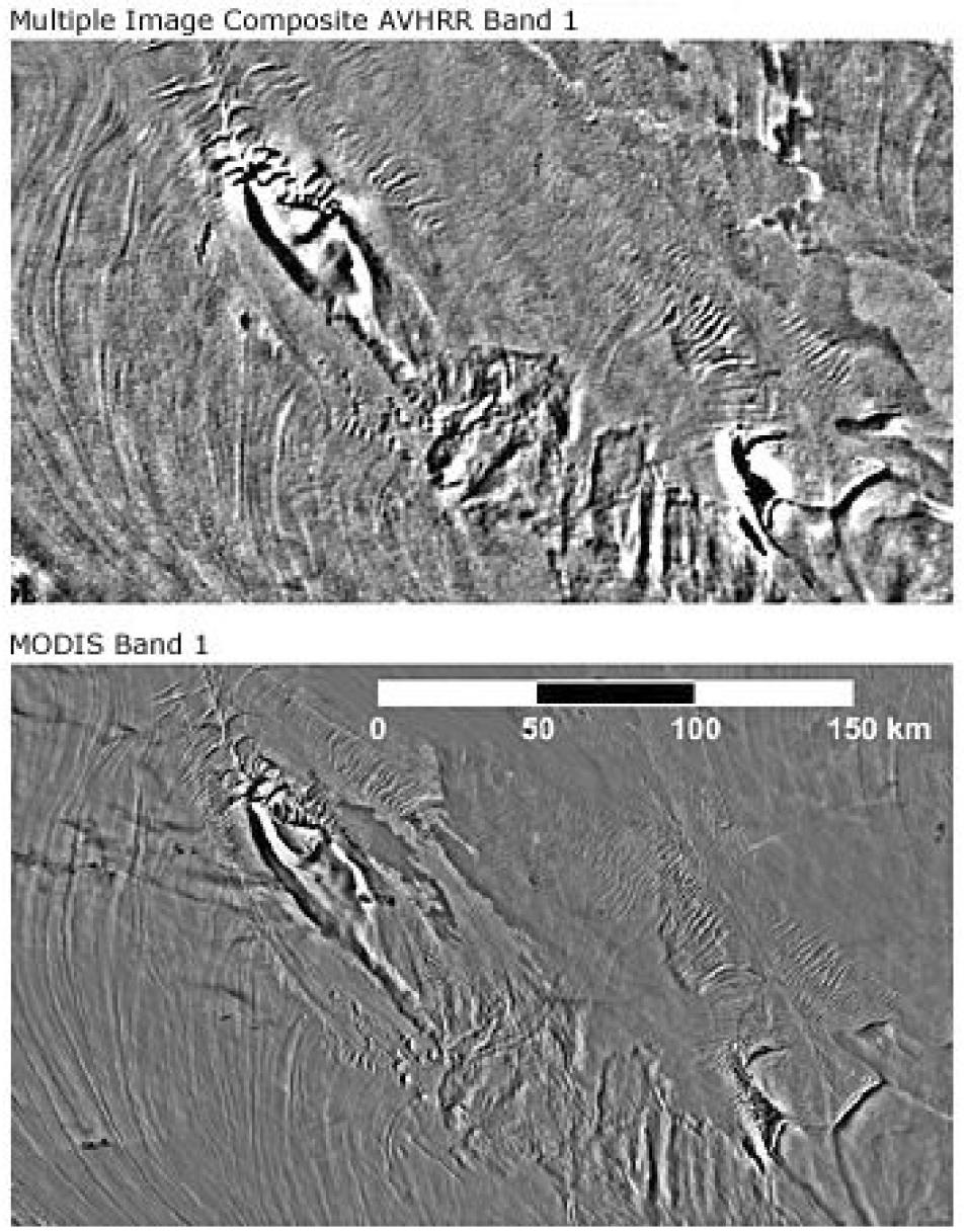 AVHRR MODIS comparison