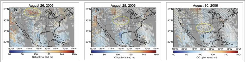 AIRS carbon monoxide