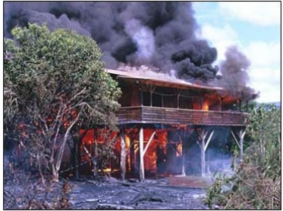 Kiauea Volcano lava