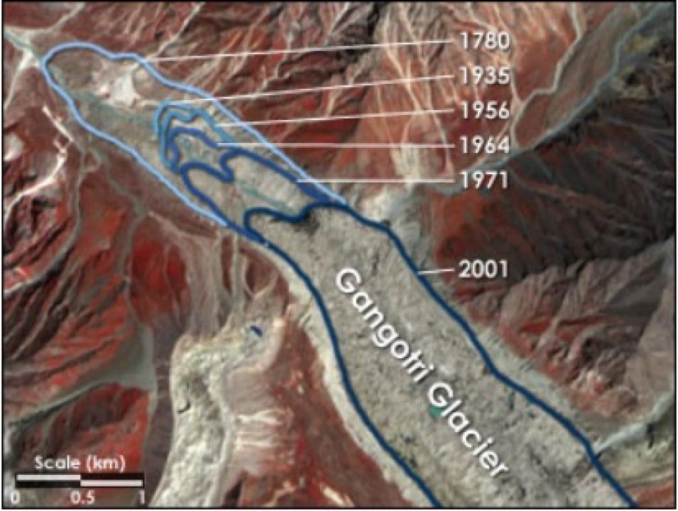 ASTER Gangotri Glacier