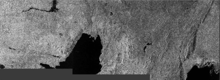 Product before radiometric terrain correction