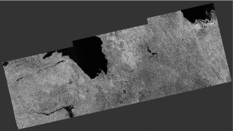 Radiometrically terrain-corrected (RTC) product