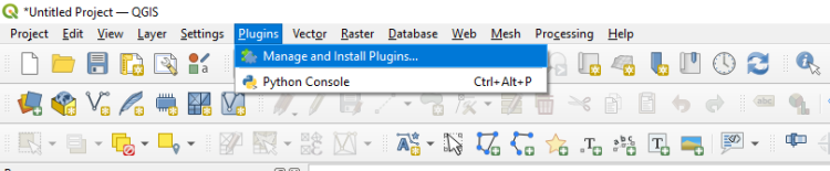Add a basemap in QGIS.