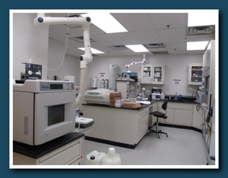 NASA’s Ocean Biogeochemistry Lab is equipped with many instruments.