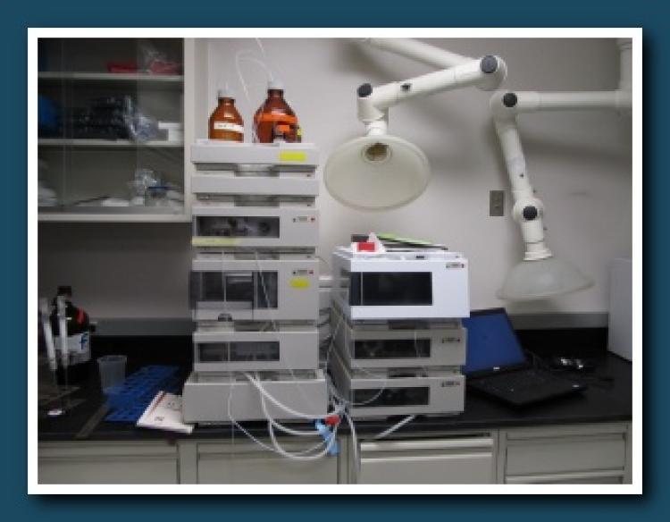 NASA’s Ocean Biogeochemistry Lab is equipped with many instruments.