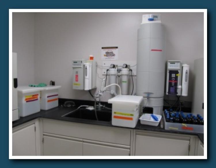 NASA’s Ocean Biogeochemistry Lab is equipped with many instruments.
