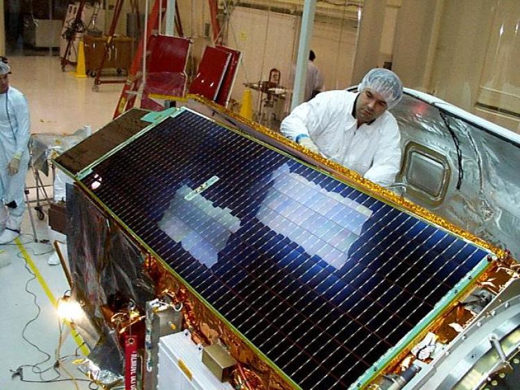 Final inspection and Solar Panel Cover Removal July 9, 1997