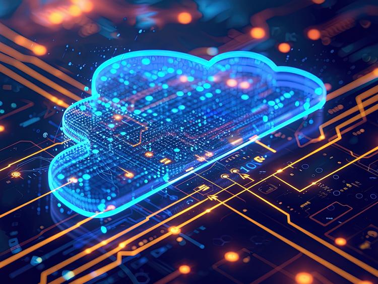 cloud on top of circuit board