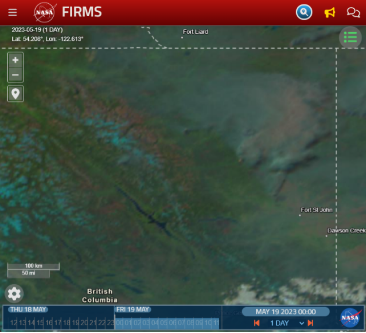 12-hour daytime sequence of the Geostationary Ring Natural Color RGB imagery for May 18, 2023 at 1500 UTC 