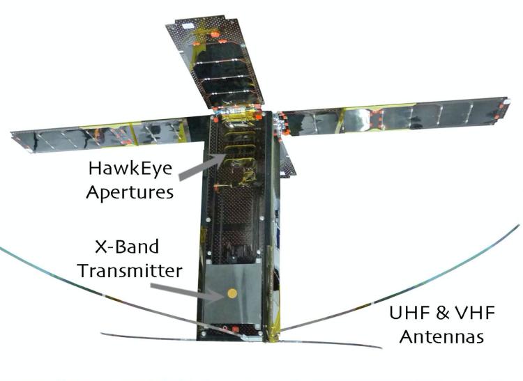 The HawkEye X-band transmitter.