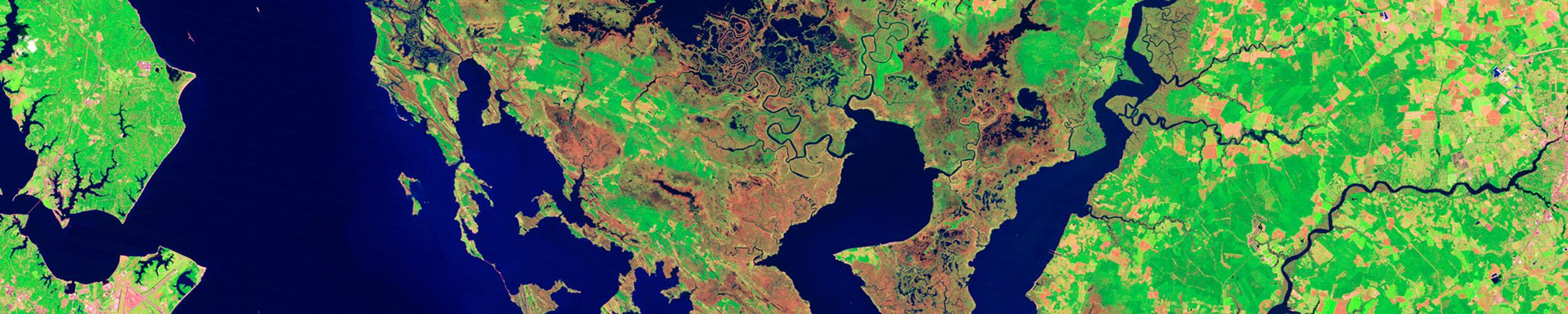 image of farmland on the Chesapeake Bay