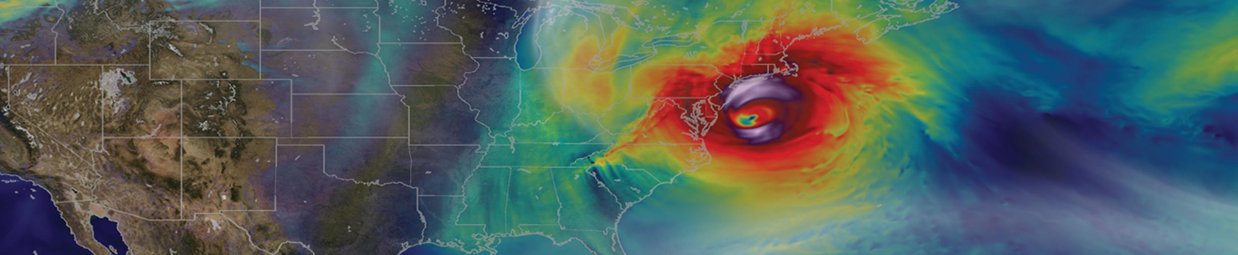 image of hurricane data