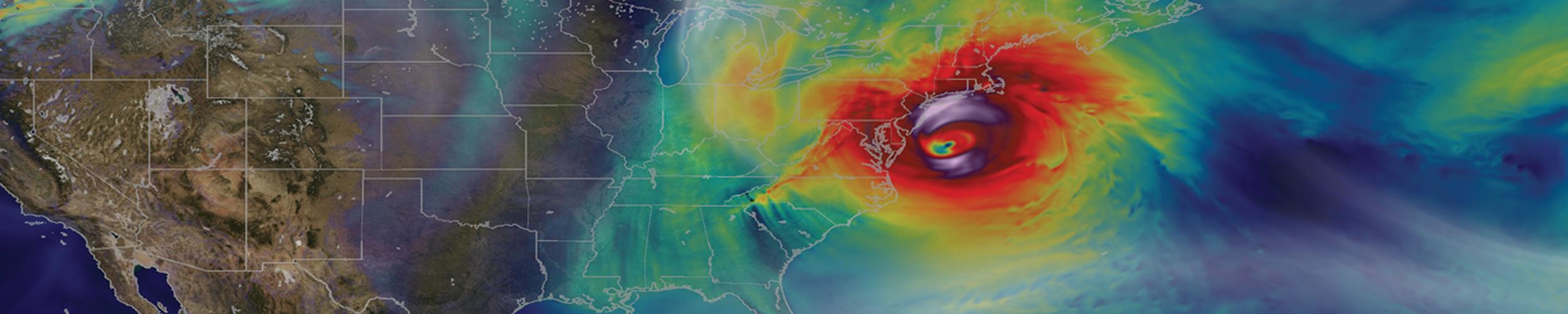 image of hurricane data