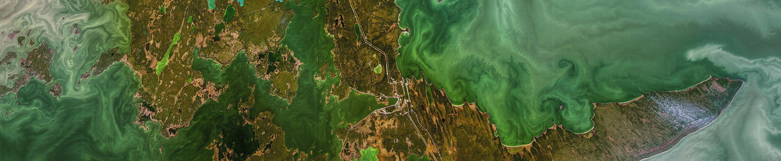 image of land and waterways