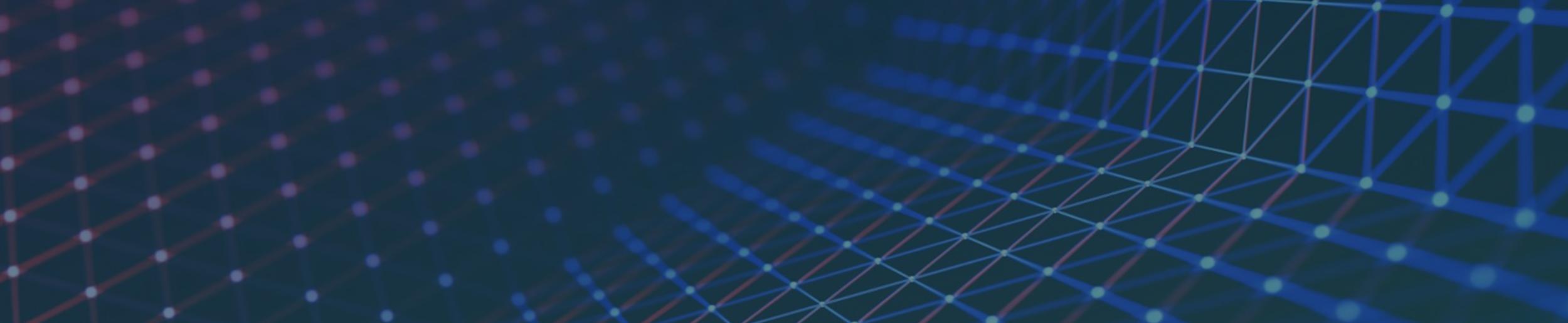 image of points connecting on a grid