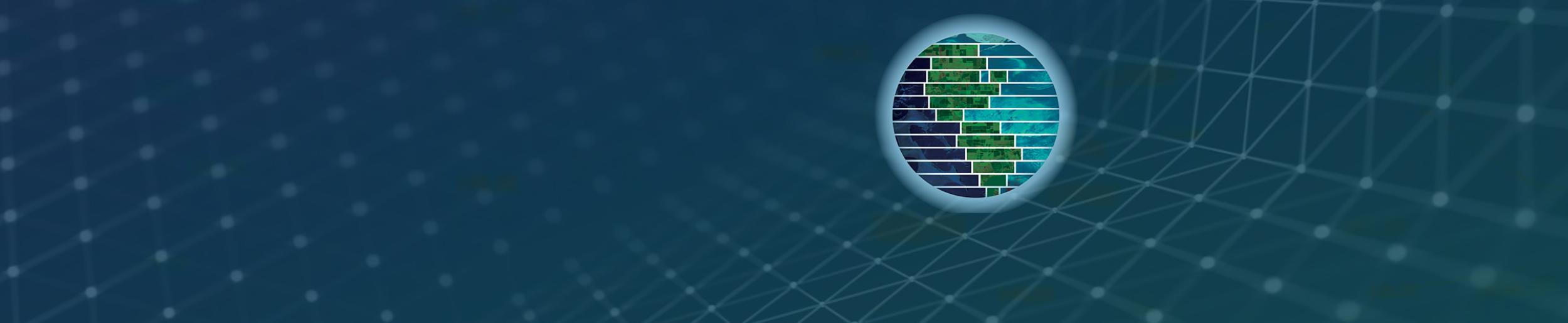 image of Earthdata graphic identifier over gridded background