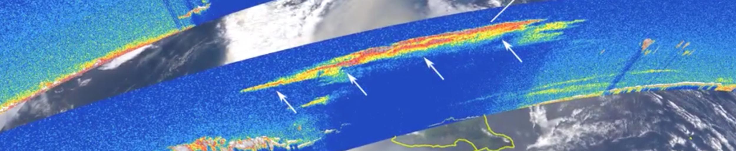 image of smoke data in the atmosphere