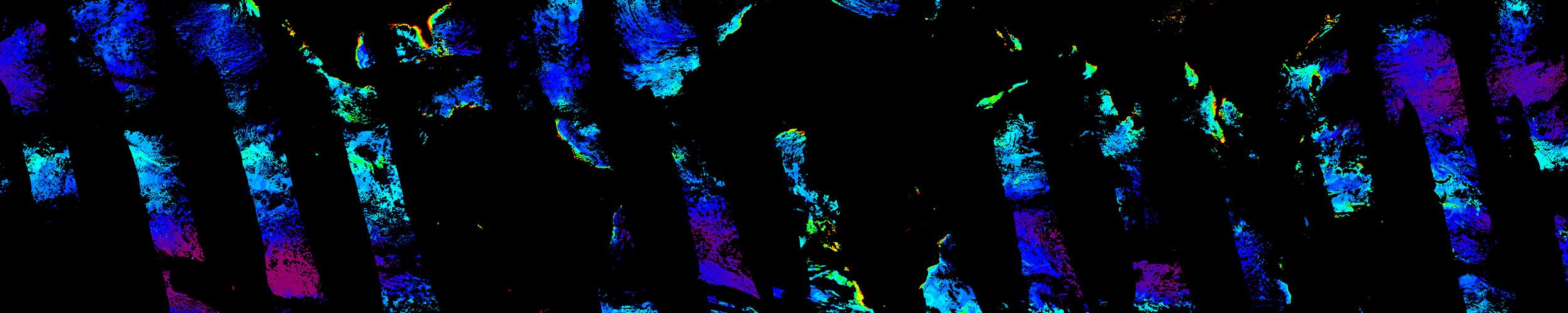 image of ocean color data from Ocean Color Browse