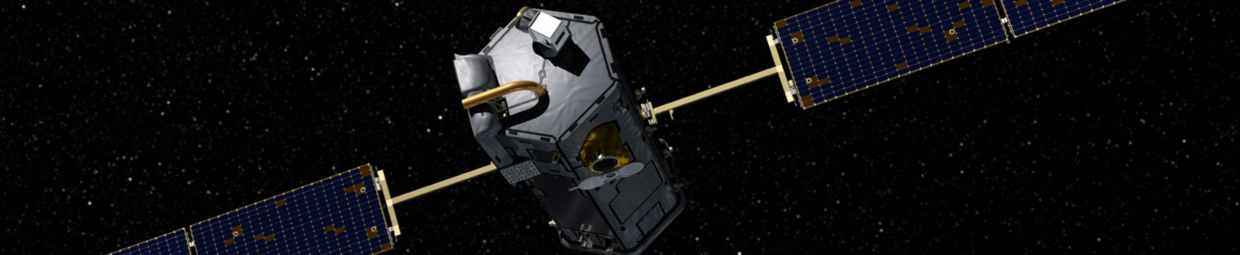 image of OCO-2 in orbit