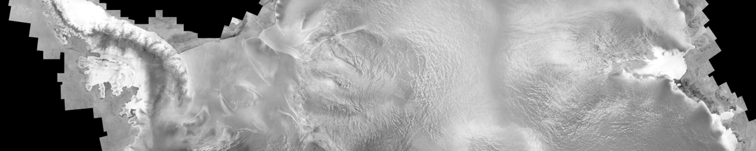 image of RADARSAT-1 ice sheet data over Antarctica