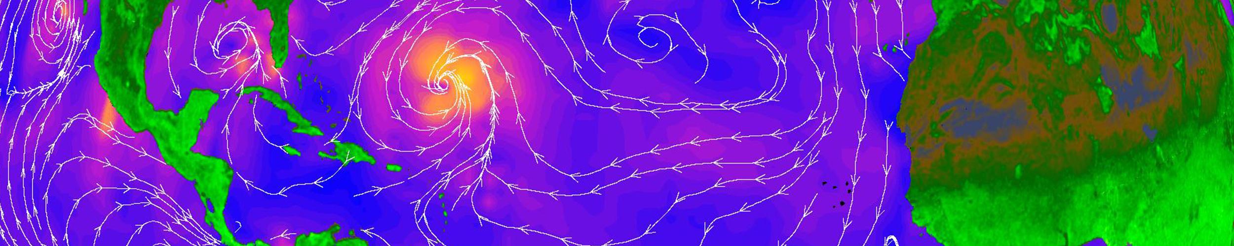 image of SeaWinds instrument data