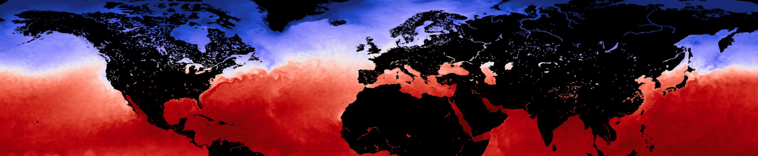 image of SLSTR sea surface temperature data