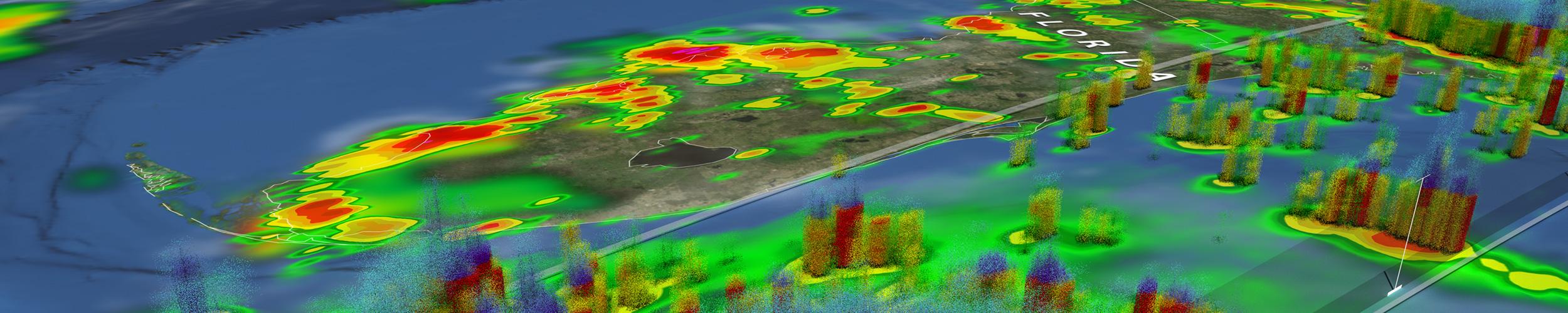 image of SSMIS precipitation data