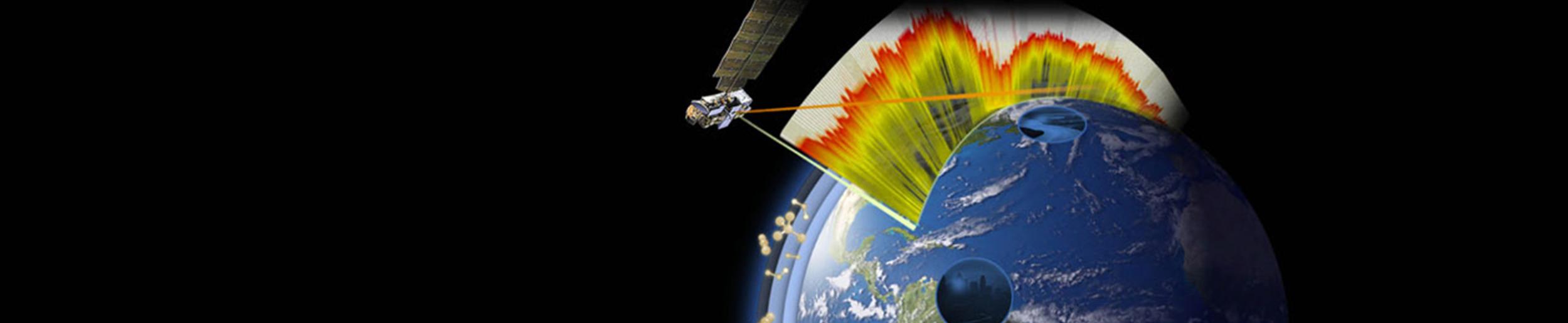 image of TES instrument collecting tropospheric data