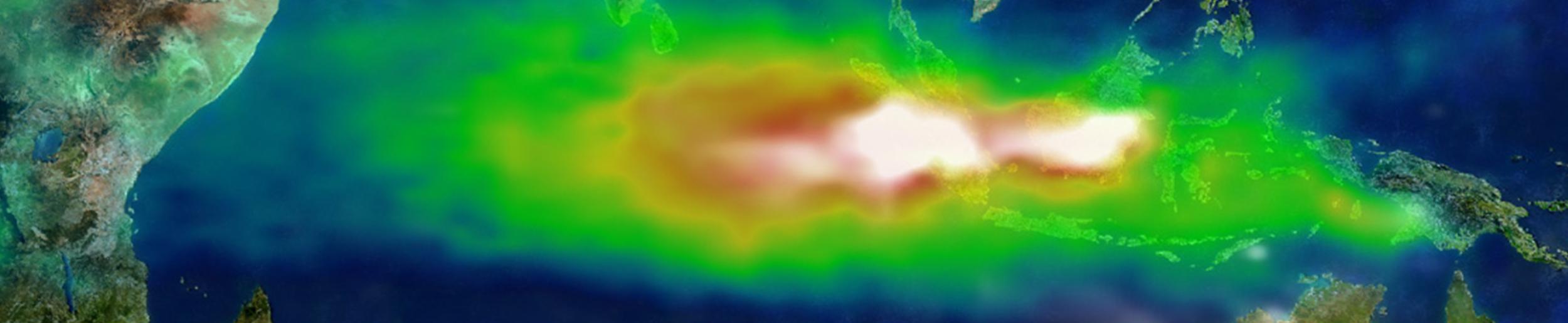 image of smog over southeast Asia