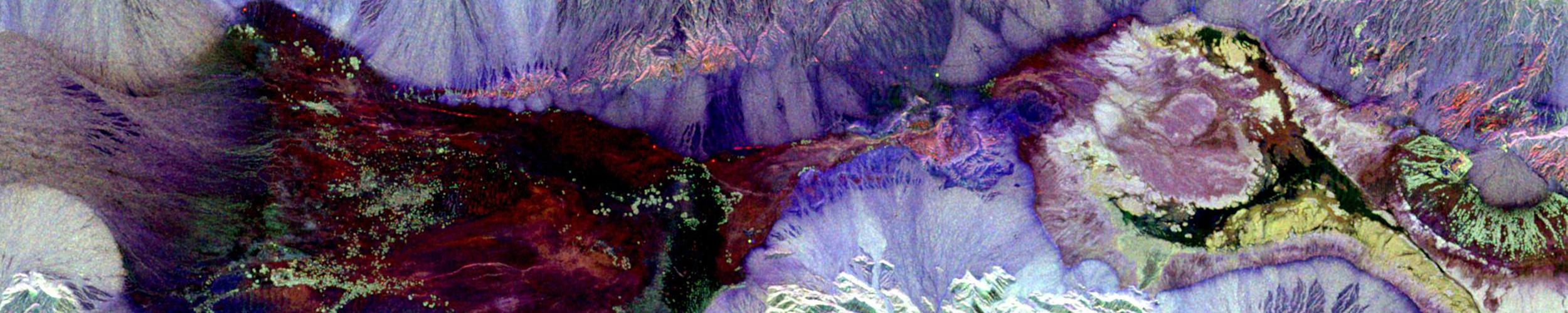 Color Image of Death Valley, California from SIR-C