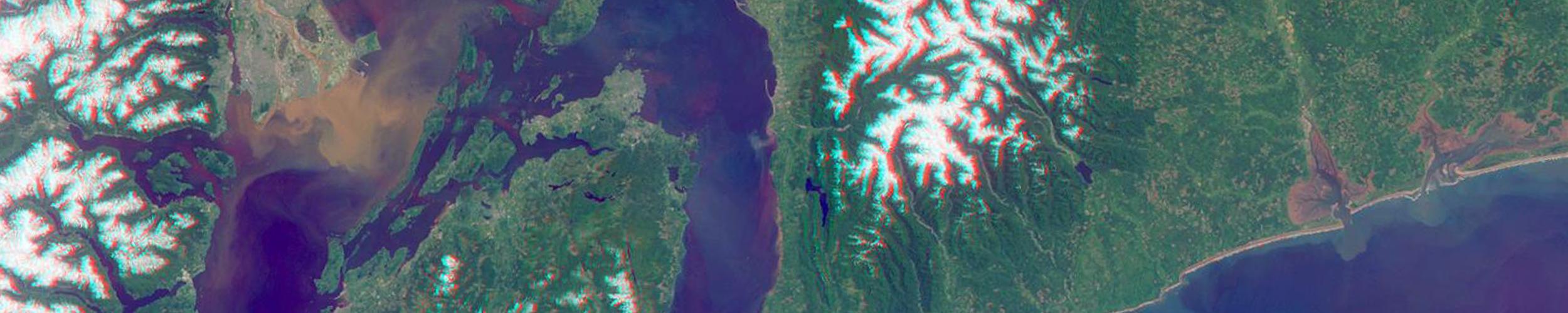 MISR image of Washington State National Parks