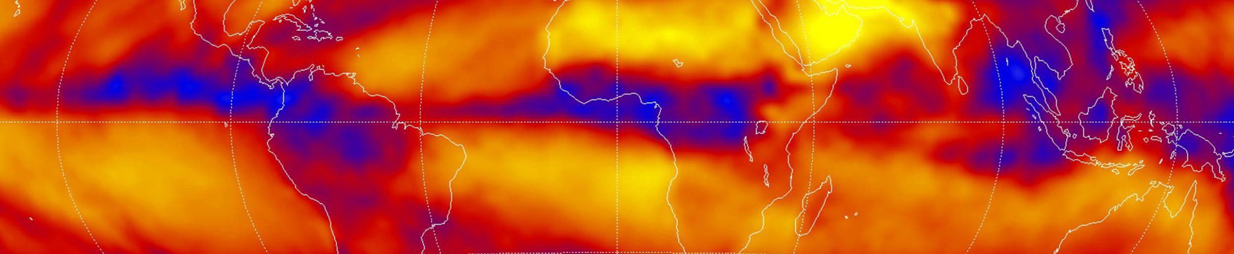 image of CERES global radiation data