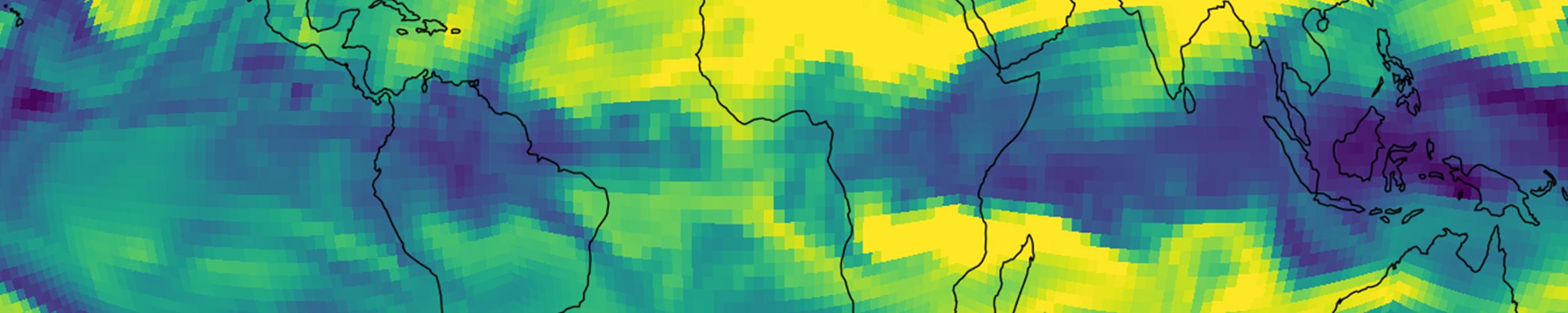 image of global temperature Panoply data