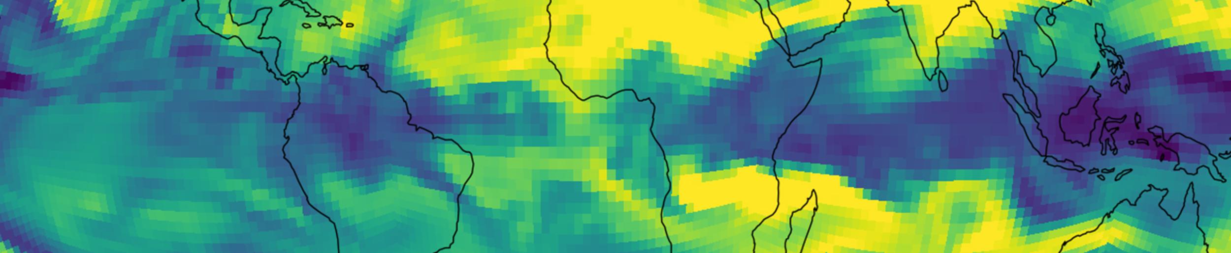 image of global temperature Panoply data