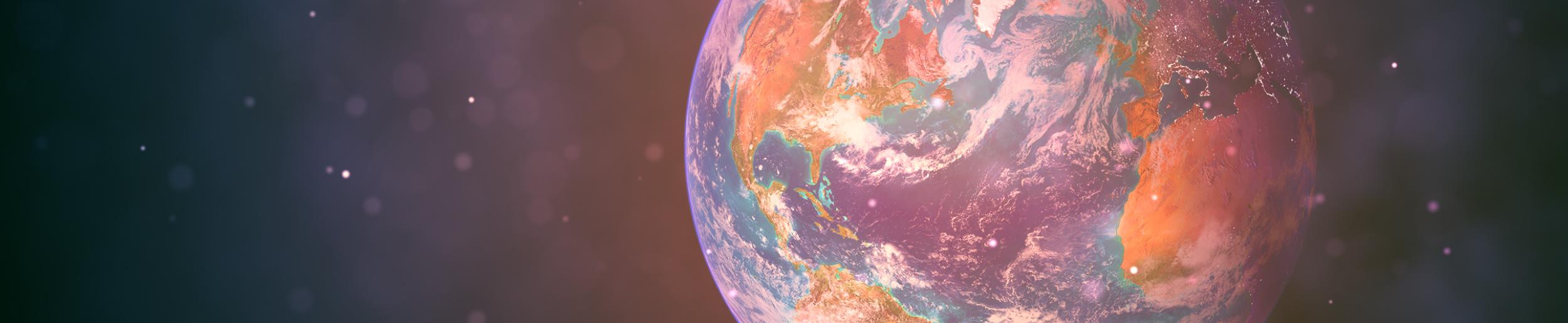 image of earth from space